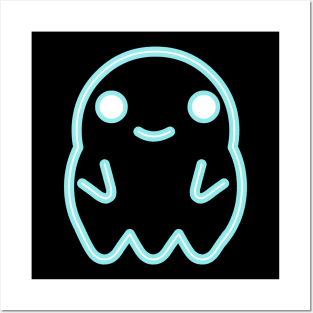 Cute Style Little Ghost Hunting Design Posters and Art